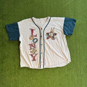 Vintage Looney Tunes Baseball Jersey Tee
